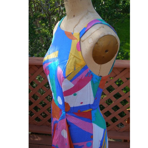 NWT size 8 Eva Franco Jenne Dress MIAMI Vibes Vibrant & colorful - Picture 12 of 14